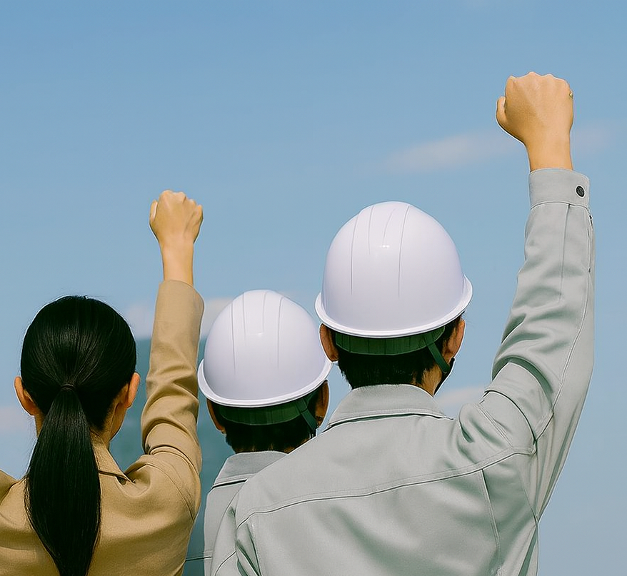 挑戦の精神を表すビジネスシーン